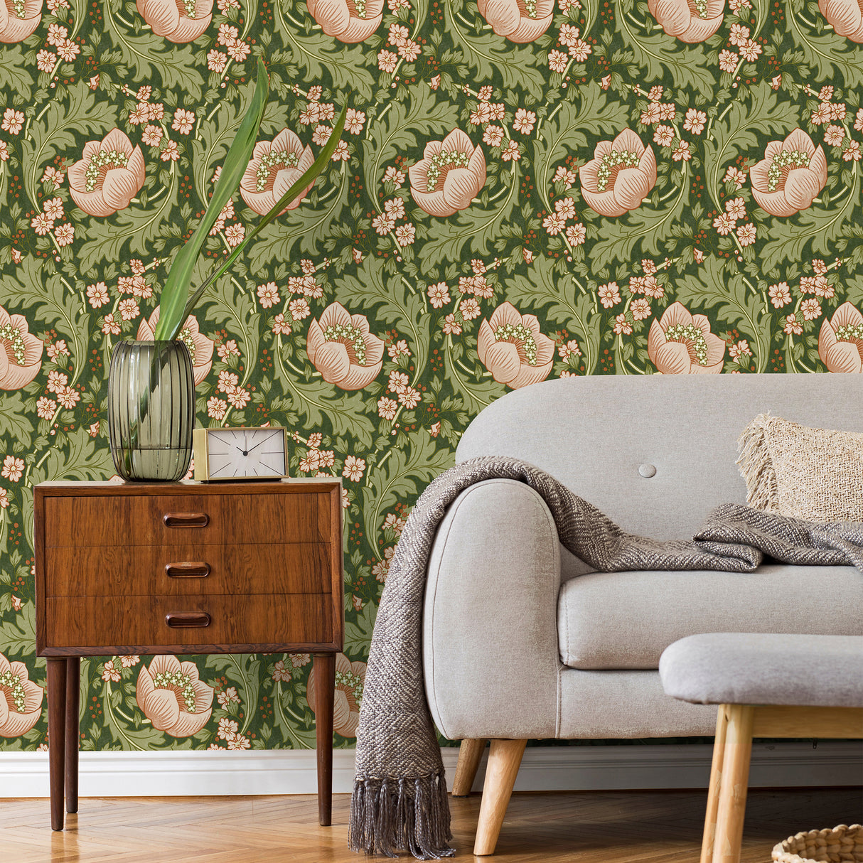 Claes Pink by Fine Decor Floral Wallpaper – Brewster Home Fashions FD43820