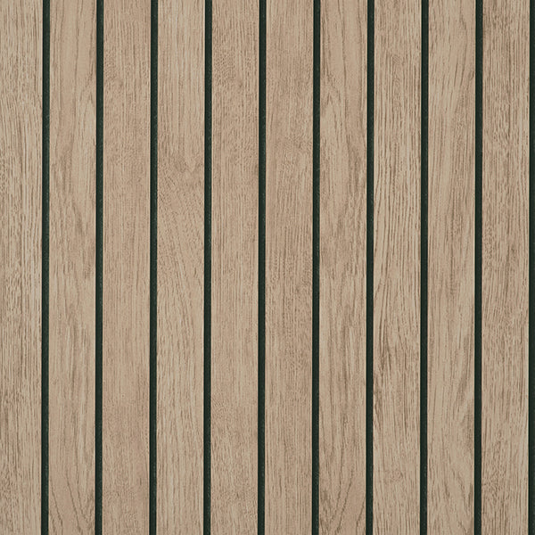 Manolo Light Brown Wooden Slat Wallpaper FD43830 by Fine Decor