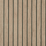 Manolo Light Brown Wooden Slat Wallpaper FD43830 by Fine Decor