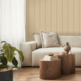Killian Wheat by Fine Decor Wood Panel Wallpaper – Brewster Home Fashions FD43832
