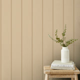 Killian Wheat by Fine Decor Wood Panel Wallpaper – Brewster Home Fashions FD43832