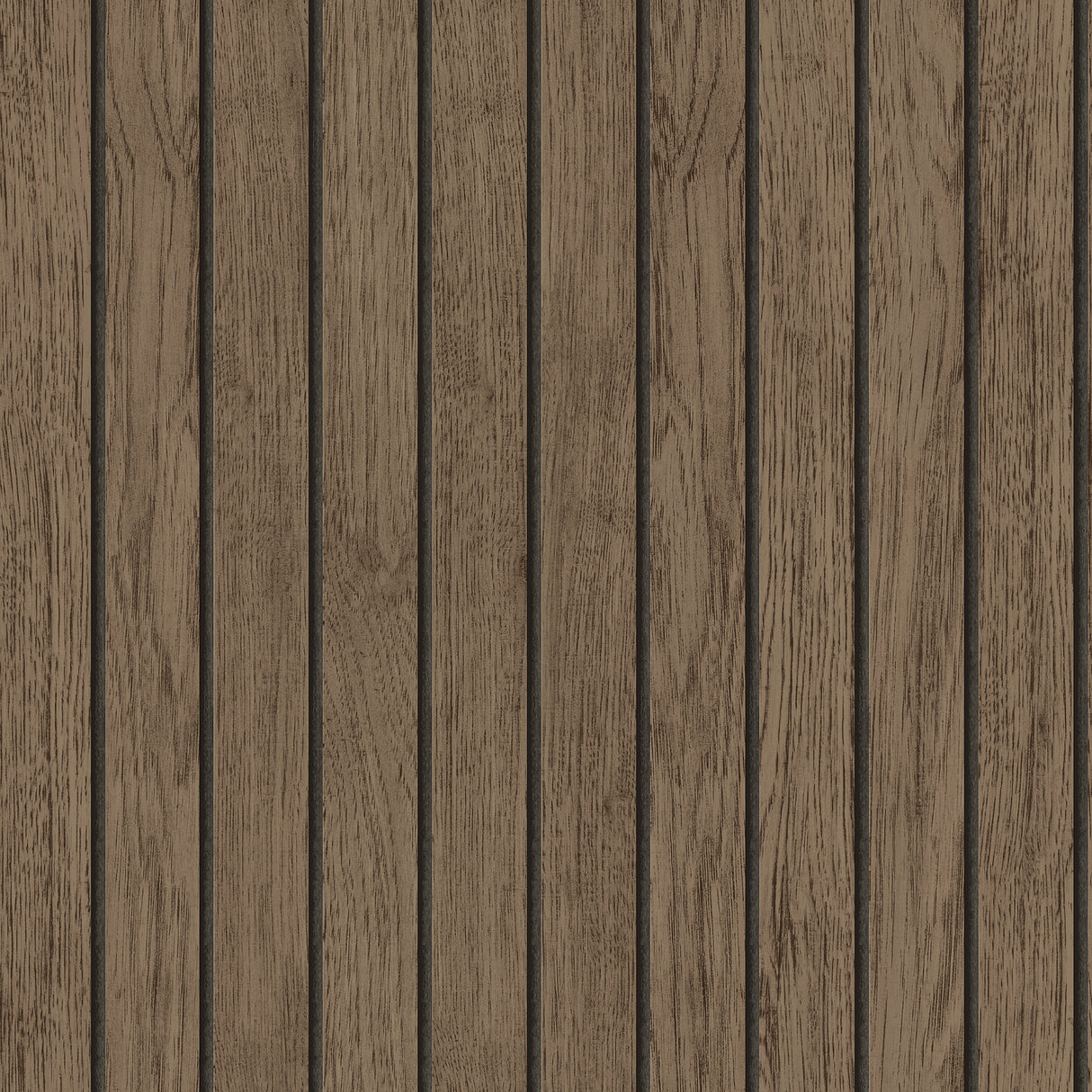 Manolo Brown Wooden Slat Wallpaper by Fine Decor, 20.5 in x 33 ft roll