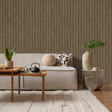Manolo Brown by Fine Decor Wooden Slat Wallpaper – Brewster Home Fashions FD43842