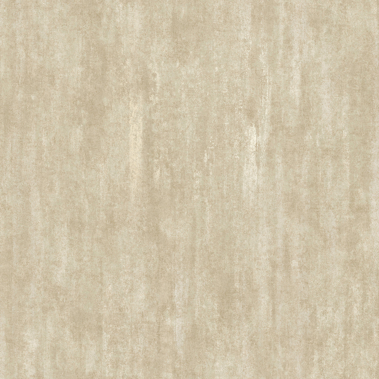 Olis Gold Luxe Distressed Industrial Texture Non Woven Wallpaper in Warm Beige and Taupe with Metallic Gold by Fine Decor - FD43938