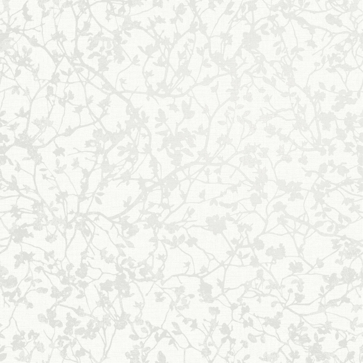 Jaya White Organic Sprig Wallpaper by Fine Decor - FD43946
