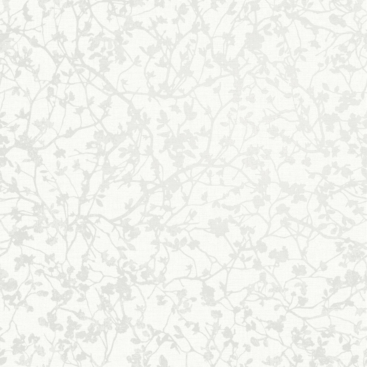 Jaya White Organic Sprig Wallpaper by Fine Decor - FD43946