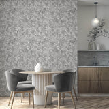 Amell Dark Grey Fine Decor Roma Marble Stone Abstract Non Woven Unpasted Washable Strippable Wallpaper Roll 20.5-in x 33-ft Great Britain - FD43950