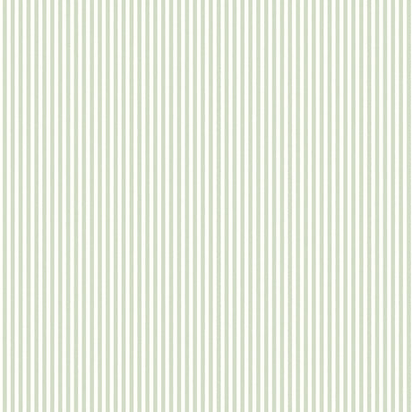 Ticking Green Mini Stripe Wallpaper by Fine Decor - FD43957