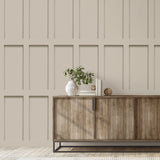 Conall Beige by Fine Decor Rectangular Wood Panel Wallpaper Masculine Graphics Non Woven Unpasted Strippable 20.5-in by 33-ft Roll - FD43963