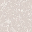 Cyrene Blush Linear Floral Wallpaper by Fine Decor - FD43966