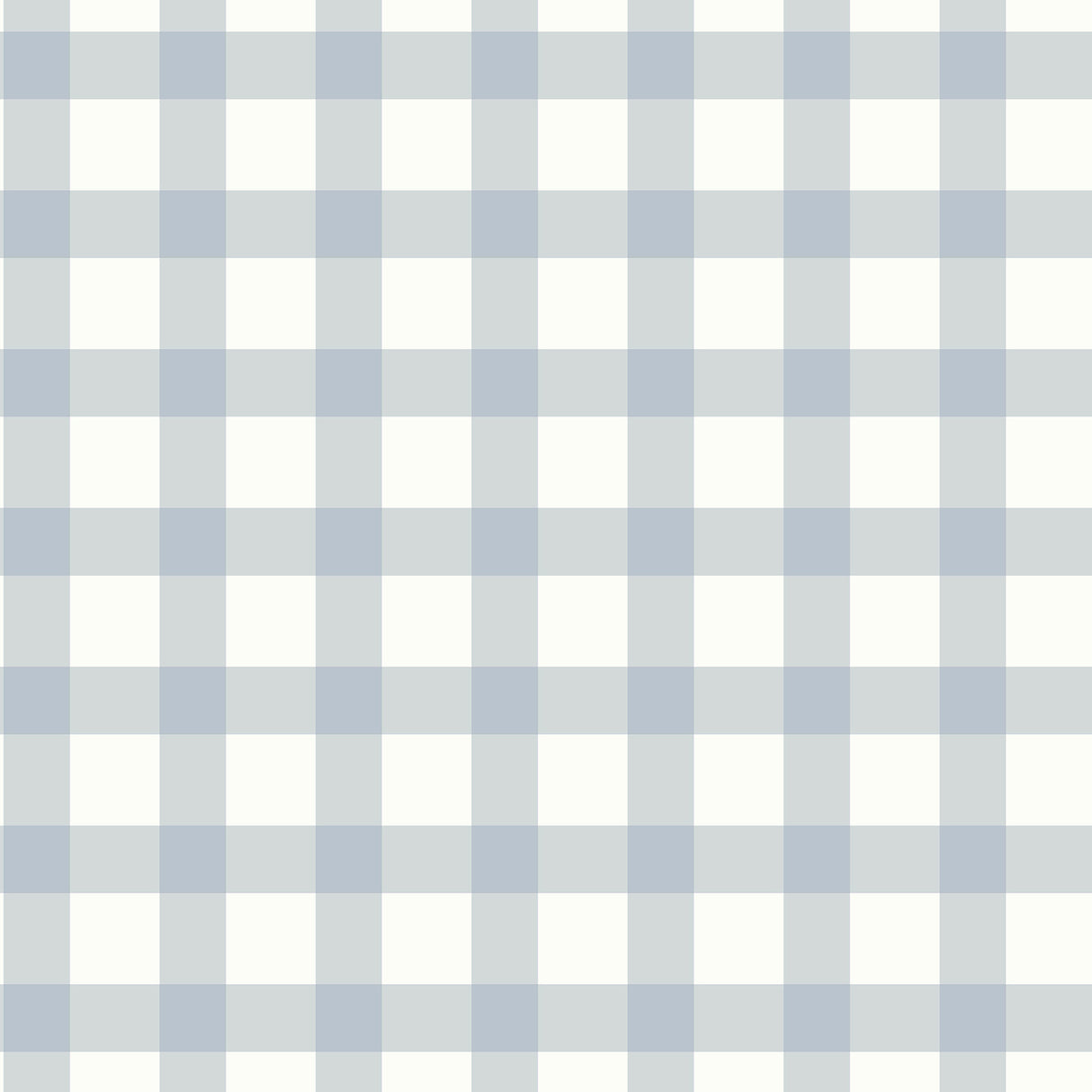 Belen Blue Gingham Wallpaper by Fine Decor - FD43972