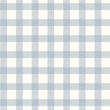 Belen Blue Gingham Wallpaper by Fine Decor - FD43972