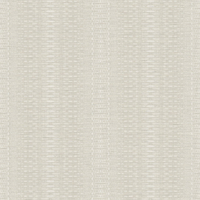 Market Stripe Caramel Wallpaper with Bohemian Woven Stripe Motif - York FH4010