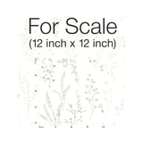 Wildflower Sprigs Pink & Green Wallpaper with Bohemian Floral Motif - York FH4028