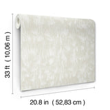 Gilded Plume Light Cream Textured Wallpaper - York FM1002