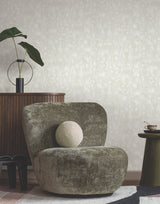 Gilded Plume Light Cream Textured Wallpaper - York FM1002