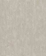 Gilded Plume Warm Grey Wallpaper with Metallic Textured Plume Pattern - York FM1003