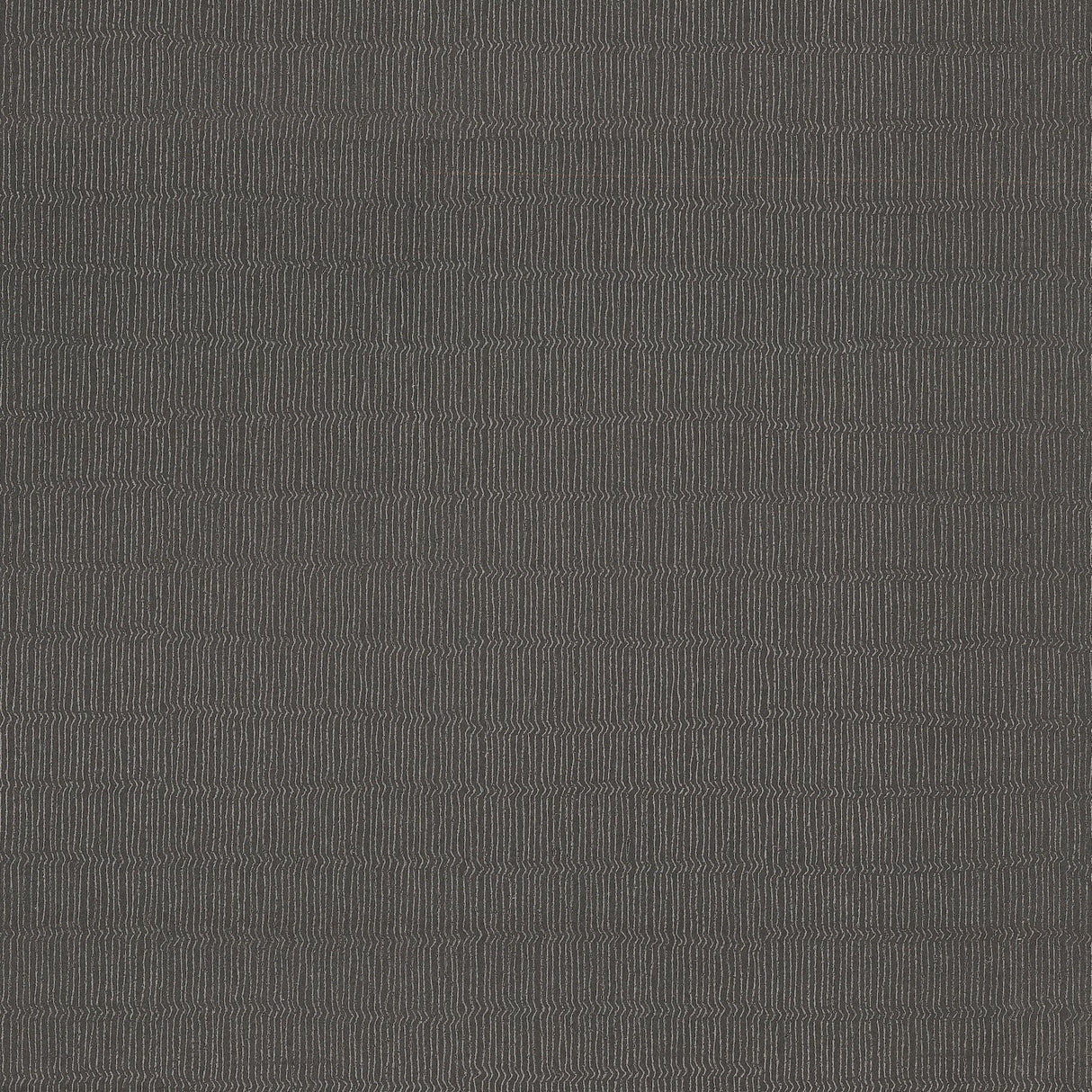 Tectonic Texture Black & Silver Wallpaper with Metallic Modern Striped Pattern - York FM1011