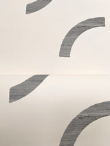 Lunula Black Geometric Modern Non Woven Wallpaper - York FM1022