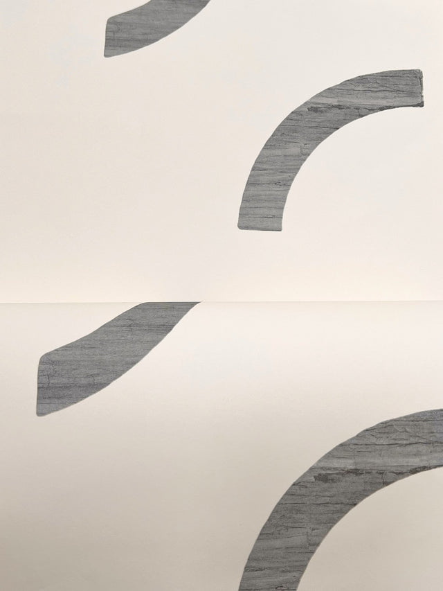 Lunula Black Geometric Modern Non Woven Wallpaper - York FM1022