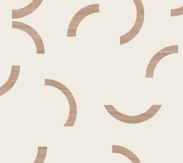 Lunula Clay Geometric Non Woven Wallpaper - York FM1024