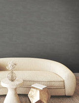 Higher Ground Geo Onyx Wallpaper with Modern Geometric Pattern, Raised Ink - York FM1032