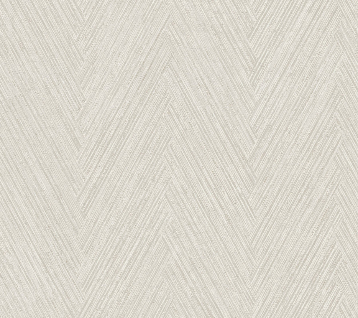 Thatched Chevron Light Neutral Wallpaper with Metallic Raised Ink Texture - York FM1052