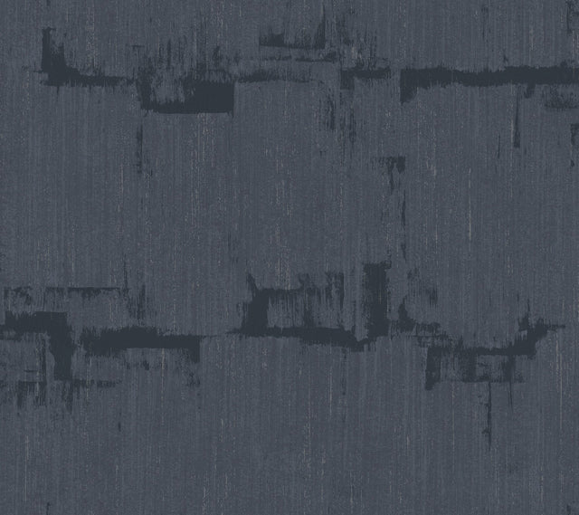 Rhythm & Rhyme Night Sky Wallpaper with Modern Geometric Metallic Effect - York FM1061