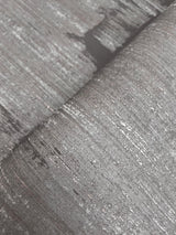 Rhythm & Rhyme Charcoal Wallpaper with Modern Geometric Metallic Raised Ink - York FM1062