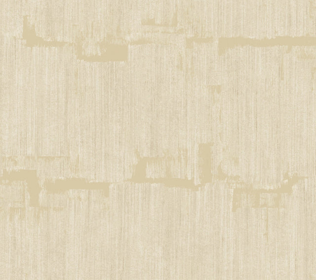 Rhythm & Rhyme Straw Geometric Modern Wallpaper with Metallic Raised Ink - York FM1063
