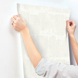Rhythm & Rhyme White Wallpaper with Modern Geometric Abstract Blocks - York FM1064