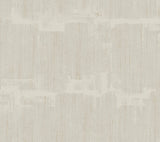 Rhythm & Rhyme Taupe Wallpaper with Modern Geometric Abstract Stripe, Metallic Raised Ink - York FM1065