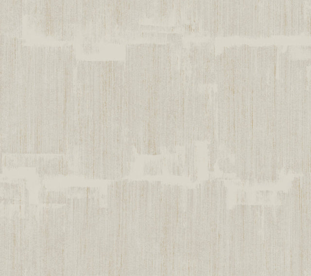 Rhythm & Rhyme Taupe Wallpaper with Modern Geometric Abstract Stripe, Metallic Raised Ink - York FM1065