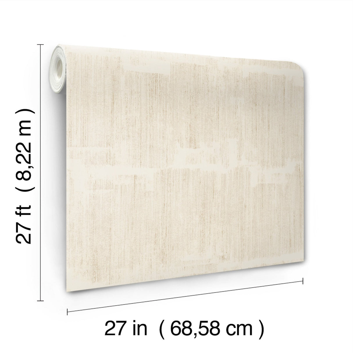 Rhythm & Rhyme Sand Wallpaper with Modern Geometric Pattern and Metallic Raised Ink - York FM1066