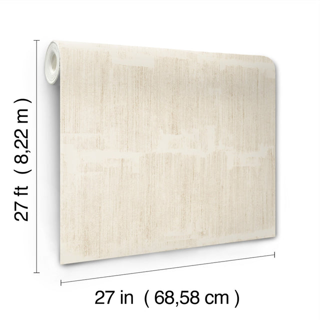 Rhythm & Rhyme Sand Wallpaper with Modern Geometric Pattern and Metallic Raised Ink - York FM1066