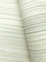 Alignment Grass Green Vertical Stria Wallpaper with Raised Ink Texture - York FM1071