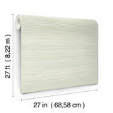 Alignment Grass Green Vertical Stria Wallpaper with Raised Ink Texture - York FM1071
