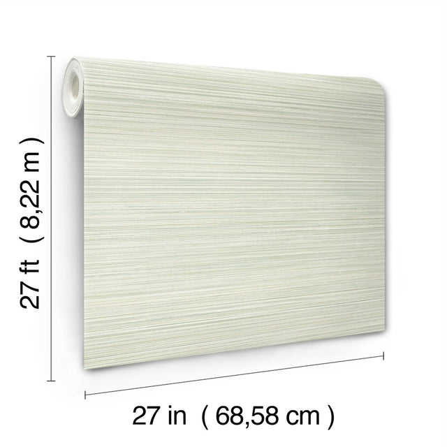Alignment Grass Green Vertical Stria Wallpaper with Raised Ink Texture - York FM1071