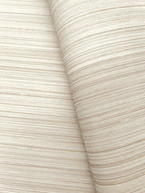 Alignment Terracotta Wallpaper with Traditional Stripes and Raised Ink Texture - York FM1072