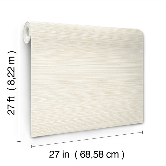 Alignment Warm Neutral Striped Wallpaper with Raised Ink Texture - York FM1073