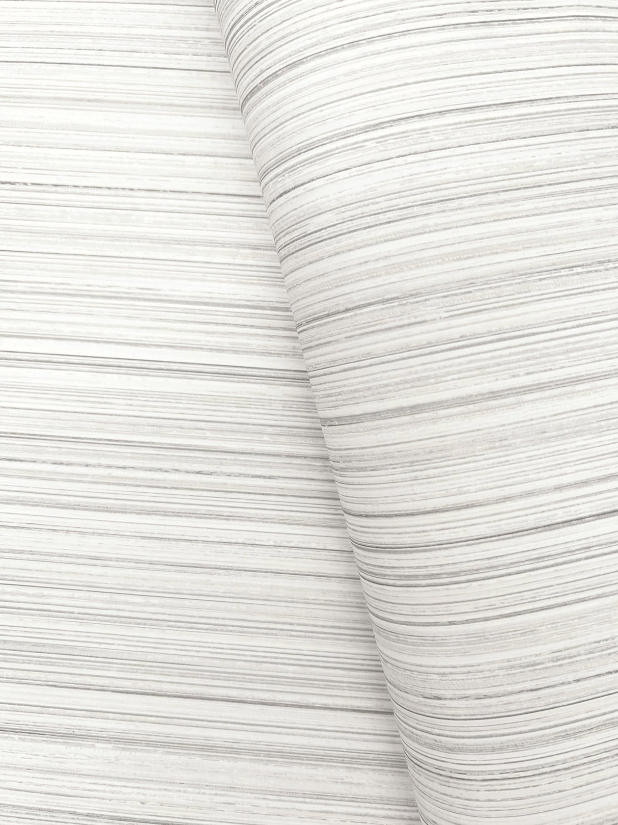 Alignment Grey Wallpaper with Raised Ink Striped Motif - York FM1074