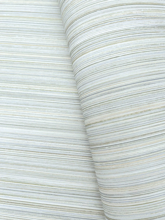 Alignment Blue Stripes Raised Ink Non Woven Wallpaper - York FM1075