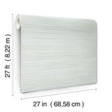 Alignment Blue Stripes Raised Ink Non Woven Wallpaper - York FM1075