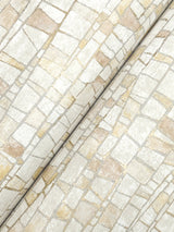 Kaleidoscopic Sun Baked Geometric Non Woven Wallpaper with Metallic Raised Ink - York FM1082