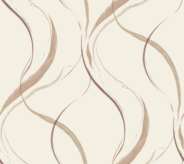 Ink Flow Baked Clay Modern Non Woven Wallpaper - York FM1091