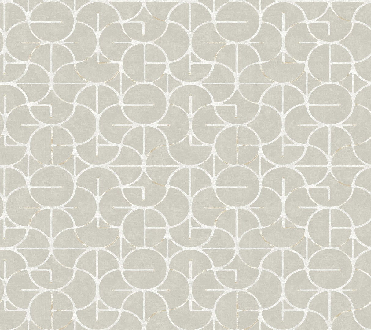 Looking Glass Grey & Silver Geometric Metallic Wallpaper - York FM1102