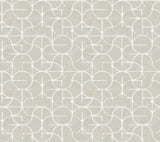 Looking Glass Grey & Silver Geometric Metallic Wallpaper - York FM1102