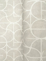 Looking Glass Grey & Silver Geometric Metallic Wallpaper - York FM1102