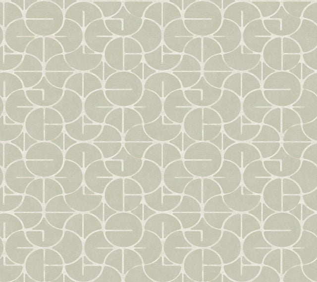 Looking Glass Zest Geometric Metallic Wallpaper - York FM1105