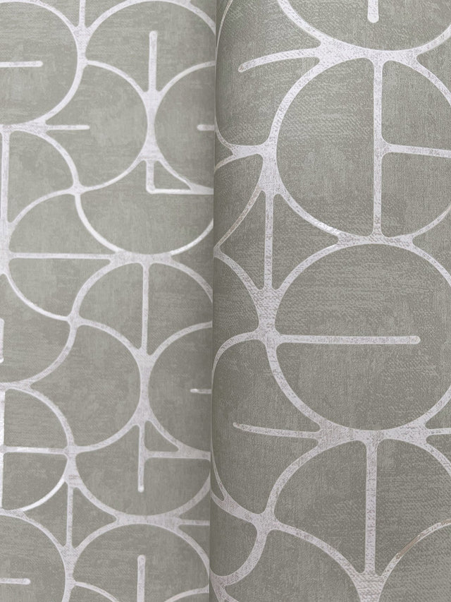 Looking Glass Zest Geometric Metallic Wallpaper - York FM1105